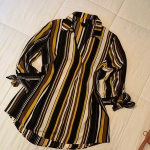 Sweet Claire Striped Blouse